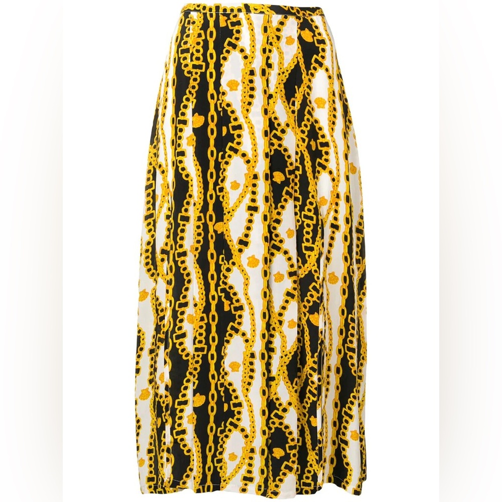 SILK MID-LENGTH SKIRT